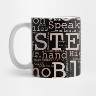 Ulysses Word Cloud (3) Mug